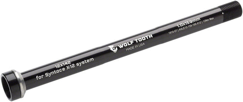 Wolf Tooth Rear Thru Axle - M12 1.0 x 159mm for X12 x 142mm Black
