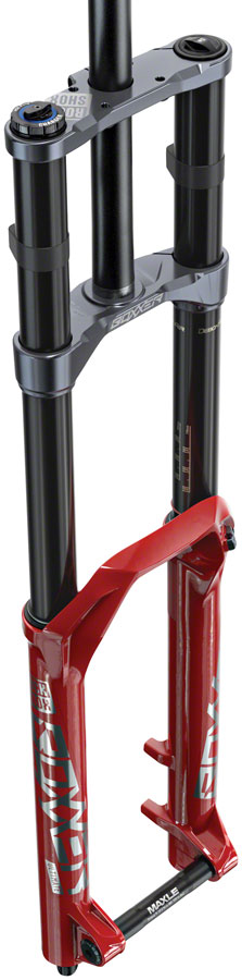 Load image into Gallery viewer, RockShox BoXXer Ultimate C2 Suspension Fork 27.5 DebonAir 200mm 1-1/8 20x110mm Boost TA Rake: 46mm Red
