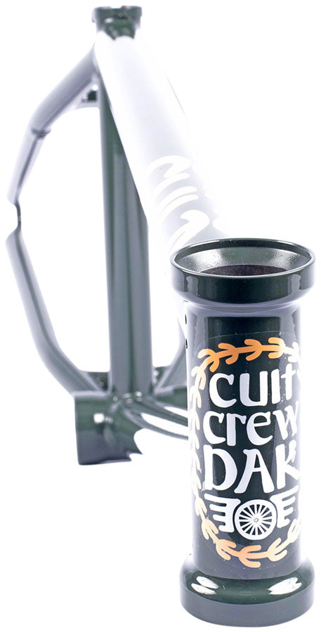 Cult Dak BMX Frame - 20.75" TT Dark Green