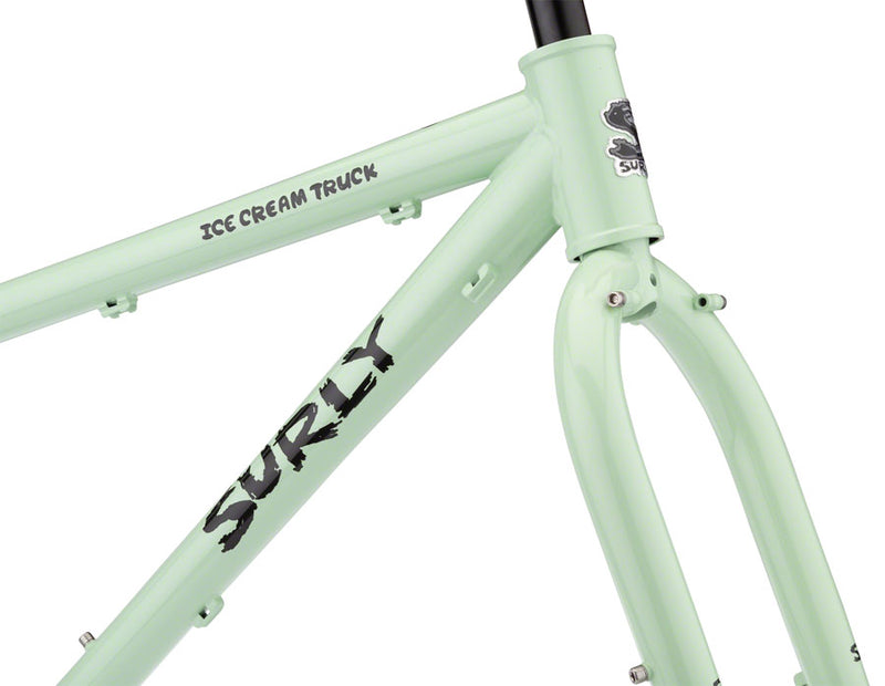 Load image into Gallery viewer, FM0238 Surly Ice Cream Truck Fat Bike Frameset - 26&quot; Steel Buttermint Green Small
