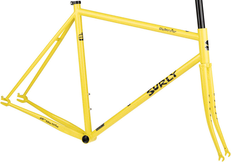 Load image into Gallery viewer, Surly Steamroller Frameset - 700c Steel Banana Candy Yellow 49cm
