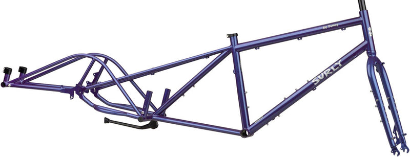 Load image into Gallery viewer, Surly Big Dummy Cargo Framekit - 26&quot; Steel Bruised Ego Purple Small
