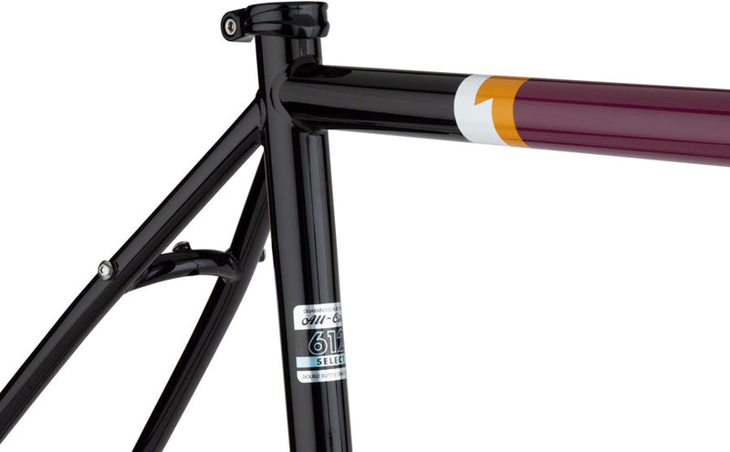 Load image into Gallery viewer, All-City Gorilla Monsoon Frameset - 650b Steel Charred Berry 58cm
