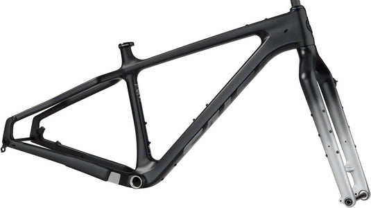 Salsa Beargrease Carbon Fat Bike Frameset - 27.5" Carbon Black Small