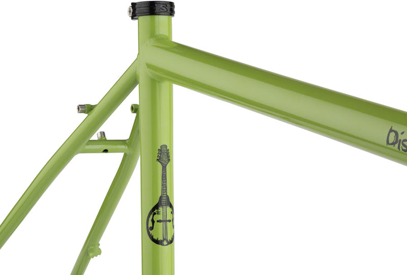 Load image into Gallery viewer, Surly Disc Trucker Frameset - 700c Steel Pea Lime Soup 60cm
