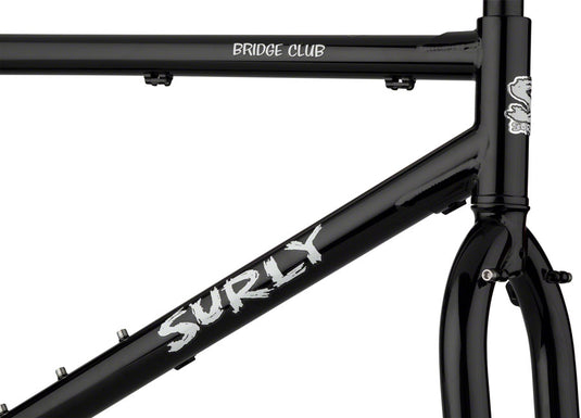 Surly Bridge Club Frameset - 27.5"/700c Steel Black Large