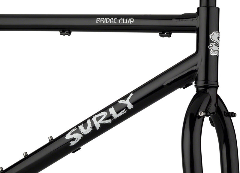 Load image into Gallery viewer, Surly Bridge Club Frameset - 27.5&quot;/700c Steel Black Small
