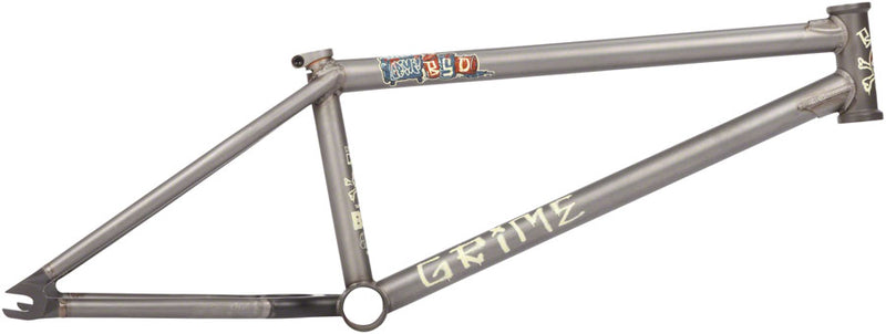 Load image into Gallery viewer, BSD Grime BMX Frame - 20.8&quot; TT Flat Raw

