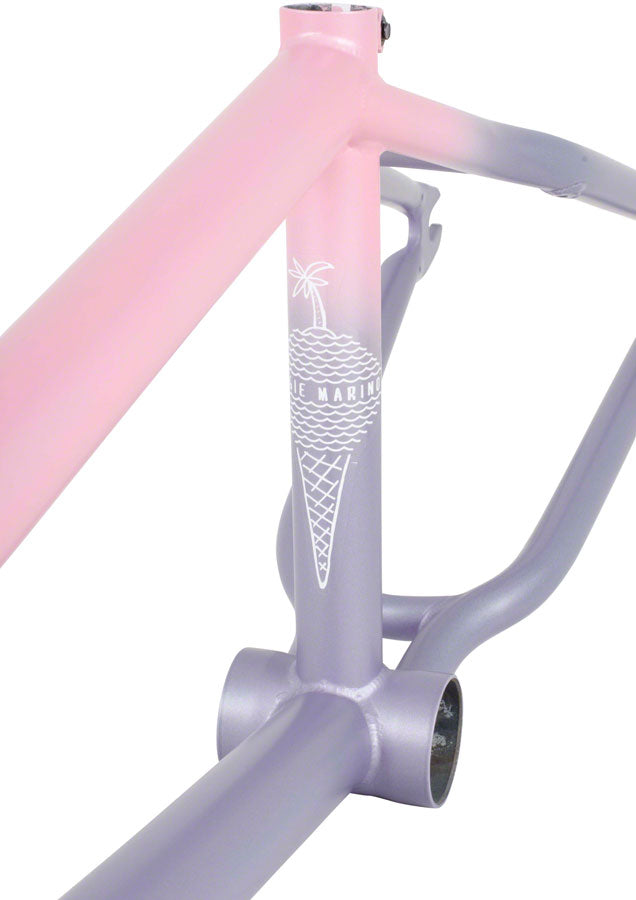 Load image into Gallery viewer, Cult Angie Crew BMX Frame - 21&quot; TT Pink to Pink Fade
