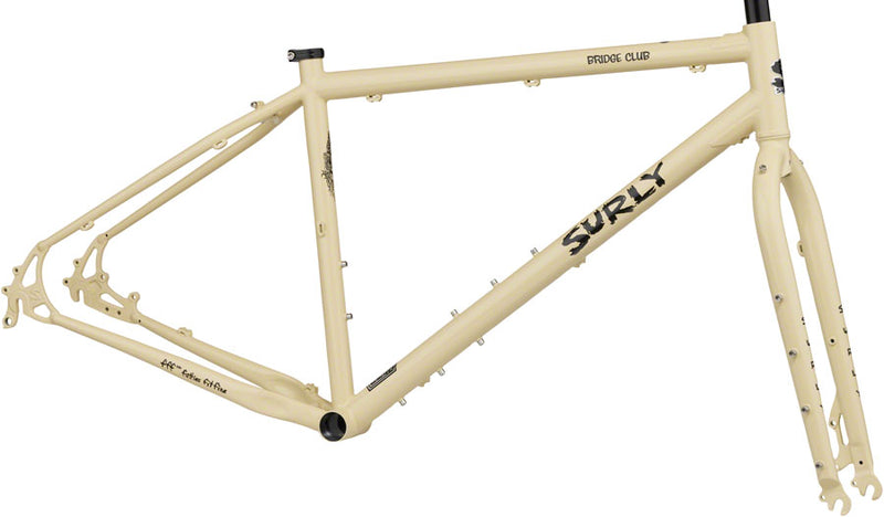 Load image into Gallery viewer, Surly Bridge Club Frameset - 27.5&quot;/700c Steel Whipped Butter X-Small
