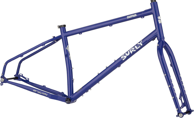Load image into Gallery viewer, Surly  Grappler Frameset - 27.5 Steel Subterranean Homesick Blue X-Small

