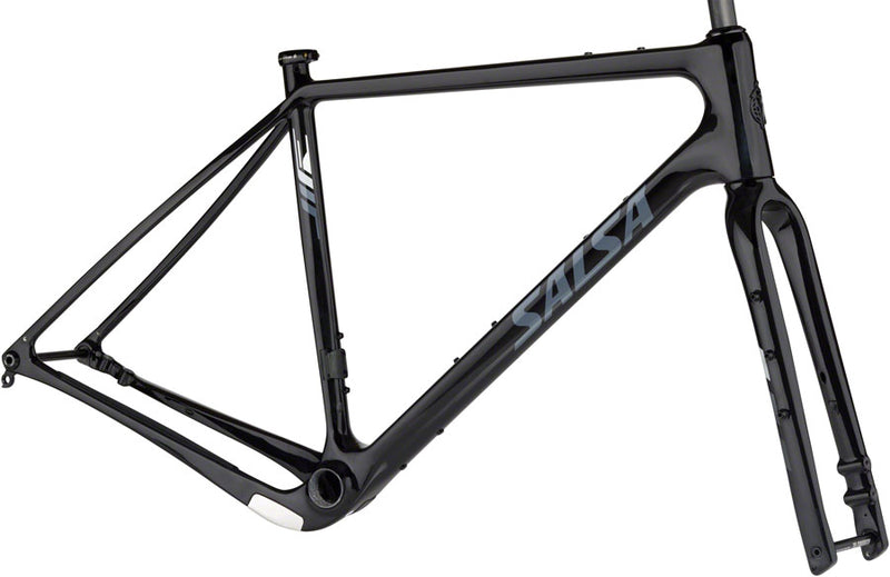 Load image into Gallery viewer, Salsa Warbird C Frameset - 700c Carbon Black 49cm
