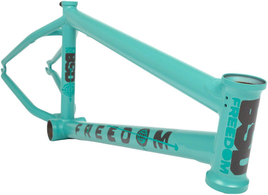 BSD Freedom BMX Frame - 20.8" TT Lite Teal