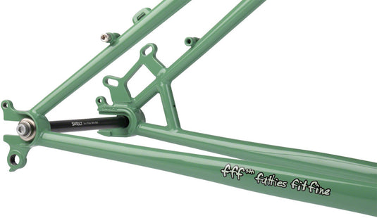 Surly Wednesday Fat Bike Frameset - 26" Steel Shangri-La Green Medium