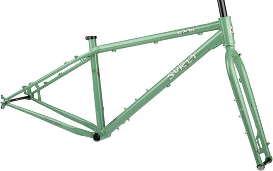 Surly Wednesday Fat Bike Frameset - 26" Steel Shangri-La Green Medium