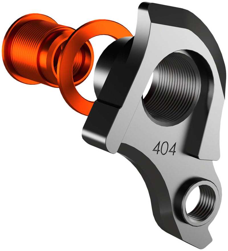 Load image into Gallery viewer, Wheels Manufacturing Universal Derailleur Hanger - 404-3 For Frames designed to accept SRAM UDH BLK/Orange

