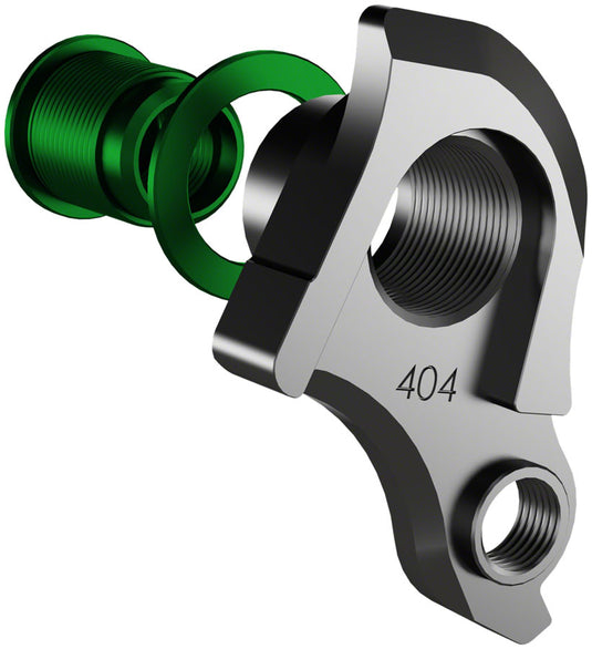 Wheels Manufacturing Universal Derailleur Hanger - 404-9 For Frames designed to accept SRAM UDH BLK/Green