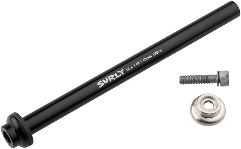 Load image into Gallery viewer, Surly Rear Thru-Axle - 12x142/148 mm Chromoly Black
