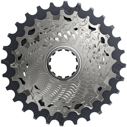SRAM Force AXS XG-1270 Cassette - 12-Speed 10-28t Silver For XDR Driver Body
