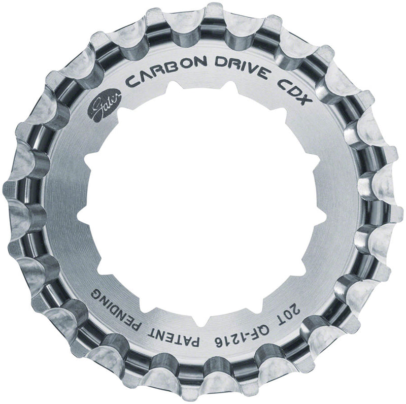 Load image into Gallery viewer, Gates Carbon Drive CDXEXP Centerlock Rear Sprocket - 20t Rohloff Splined Silver
