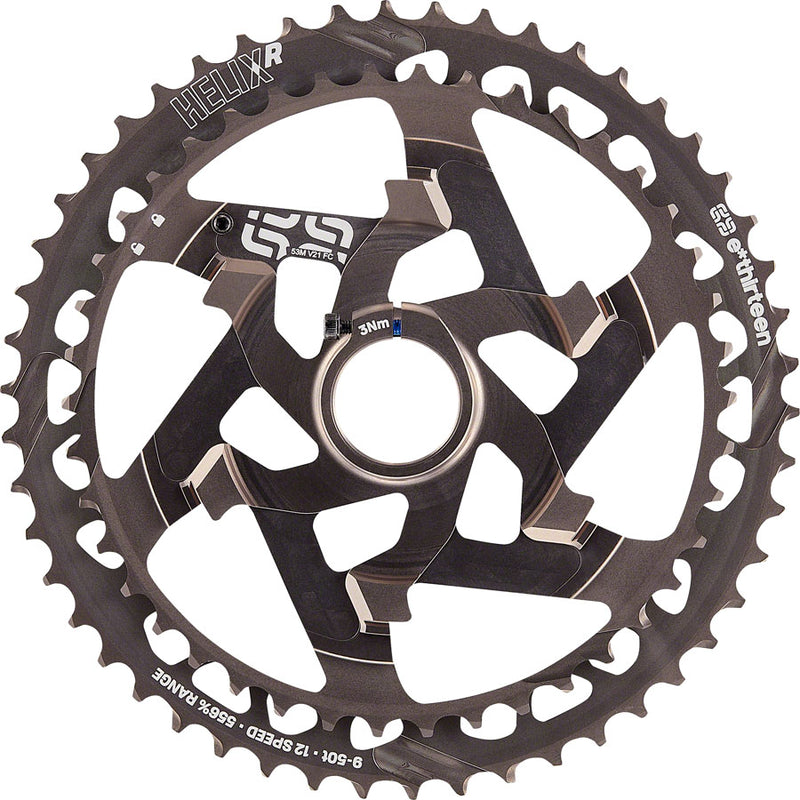 Load image into Gallery viewer, E*thirteen Helix Race 12sp Cassette 9-50t - Nickel Gray

