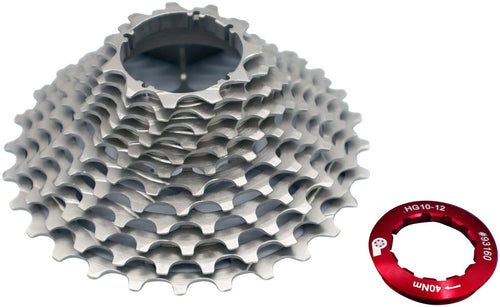 Prestacycle UniBlock PRO Cassette - 12-Speed Shimano For HG 12 Freehub 11-30 Silver