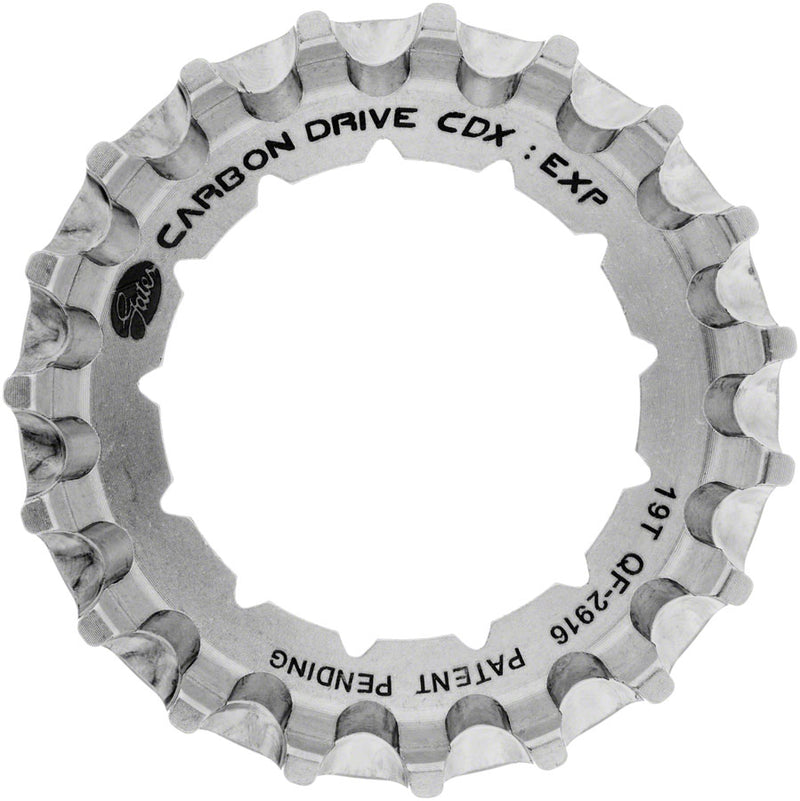 Load image into Gallery viewer, Gates Carbon Drive CDXEXP Centerlock Rear Sprocket - 19t Rohloff Splined Silver
