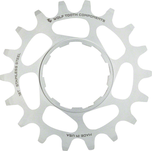 Wolf Tooth Single Speed Stainless Steel Cog - 20t Compatible 3/32" Chains