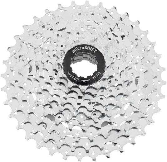 microSHIFT G10 Cassette - 10 Speed 11-36t Chrome Plated With Spider