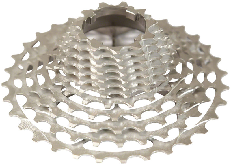 Load image into Gallery viewer, Prestacycle UniBlock PRO Cassette - 12-Speed For Campagnolo 9-12 Speed Freehub  11-32t Silver
