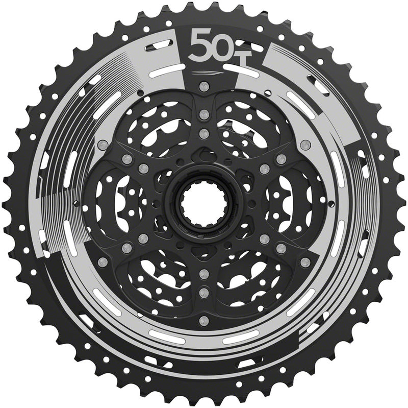 Load image into Gallery viewer, SunRace M993 Cassette - 9 Speed 11-50t ED Black Alloy Spider and Lockring
