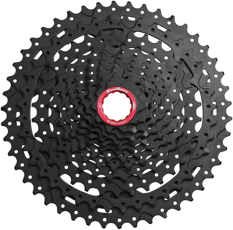 Load image into Gallery viewer, SunRace CSMX9X Cassette - 11-Speed 10-46t Black Chrome For XD Driver Body
