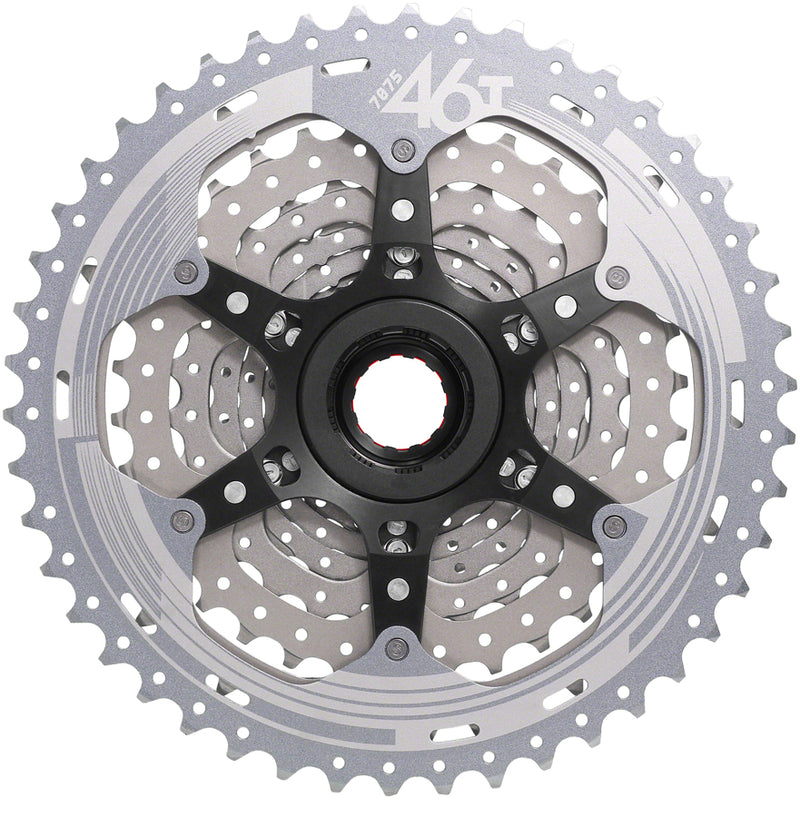 Load image into Gallery viewer, SunRace CSMX9X Cassette - 11-Speed 10-46t Metallic Silver For XD Driver Body
