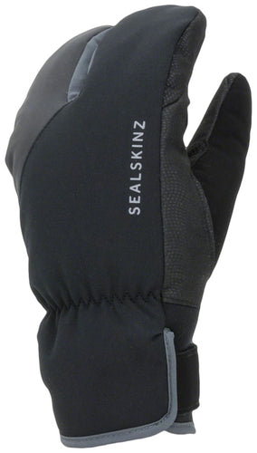 SealSkinz Barwick Xtreme Split Finger Gloves - BLK/Gray Full Finger X-Large