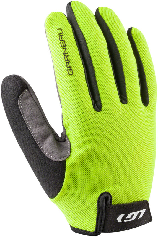 Garneau Calory Gloves - Yellow Full Finger Mens Medium
