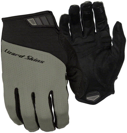 Lizard Skins Monitor Traverse Gloves - Titanium Gray Full Finger Large