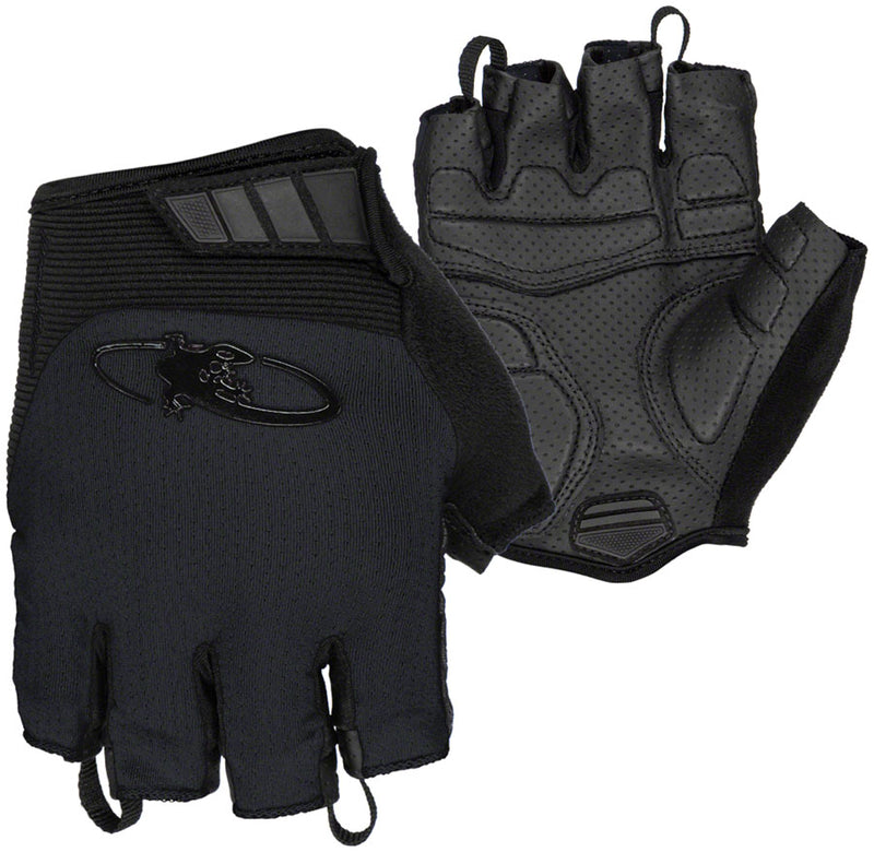 Load image into Gallery viewer, Lizard Skins Aramus Cadence Gloves - Jet Black Short Finger Small
