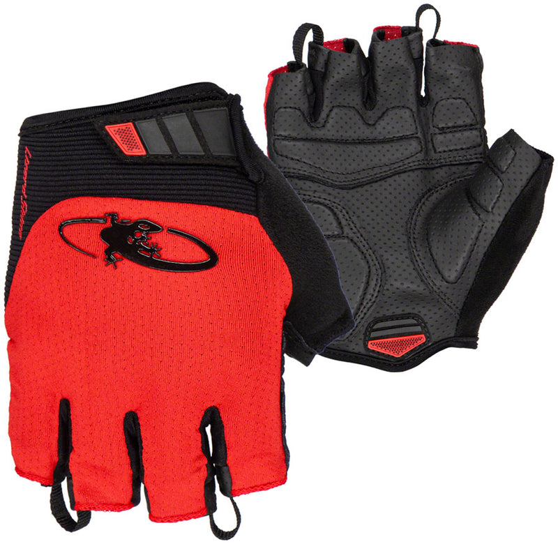 Load image into Gallery viewer, Lizard Skins Aramus Cadence Short Finger Gloves Crimson Red L Pair
