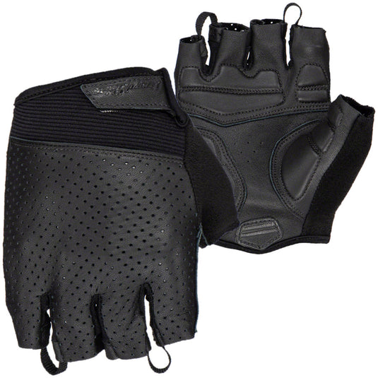 Lizard Skins Aramus Classic Gloves - Jet Black Short Finger Large