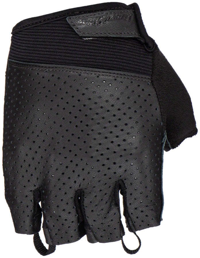 Load image into Gallery viewer, Lizard Skins Aramus Classic Gloves - Jet Black Short Finger Large
