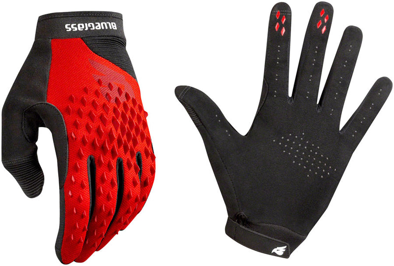 Load image into Gallery viewer, Bluegrass Prizma 3D Gloves - Red Full Finger Large
