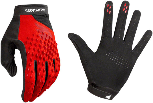 Bluegrass Prizma 3D Gloves - Red Full Finger Small