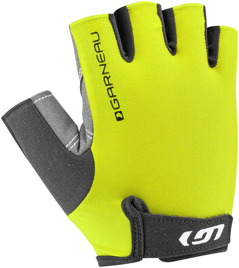 Load image into Gallery viewer, Garneau Calory Gloves - Bright Yellow Short Finger Mens Small
