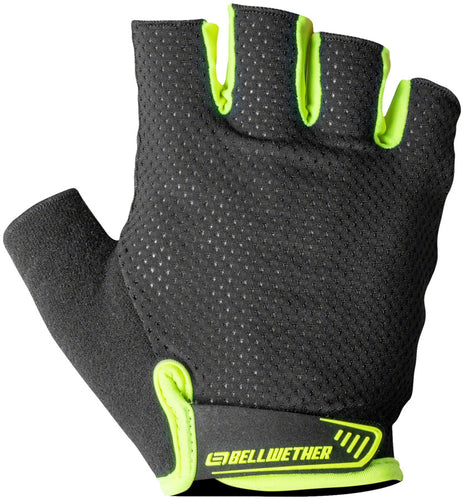 Bellwether Gel Supreme Gloves - Hi-Vis Short Finger Mens Small
