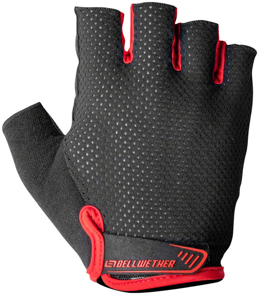 Bellwether Gel Supreme Gloves - Red Short Finger Mens X-Large