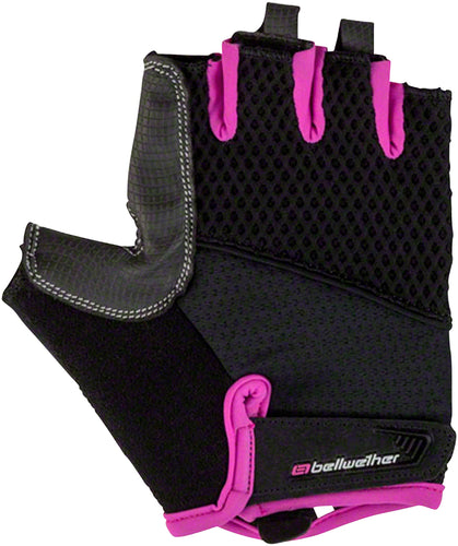 Bellwether Gel Supreme Gloves - Fuchsia Short Finger Womens Medium