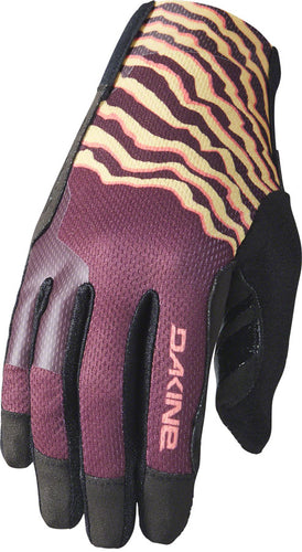 Dakine Covert Gloves - Ochre Stripe Full Finger Womens X-Large