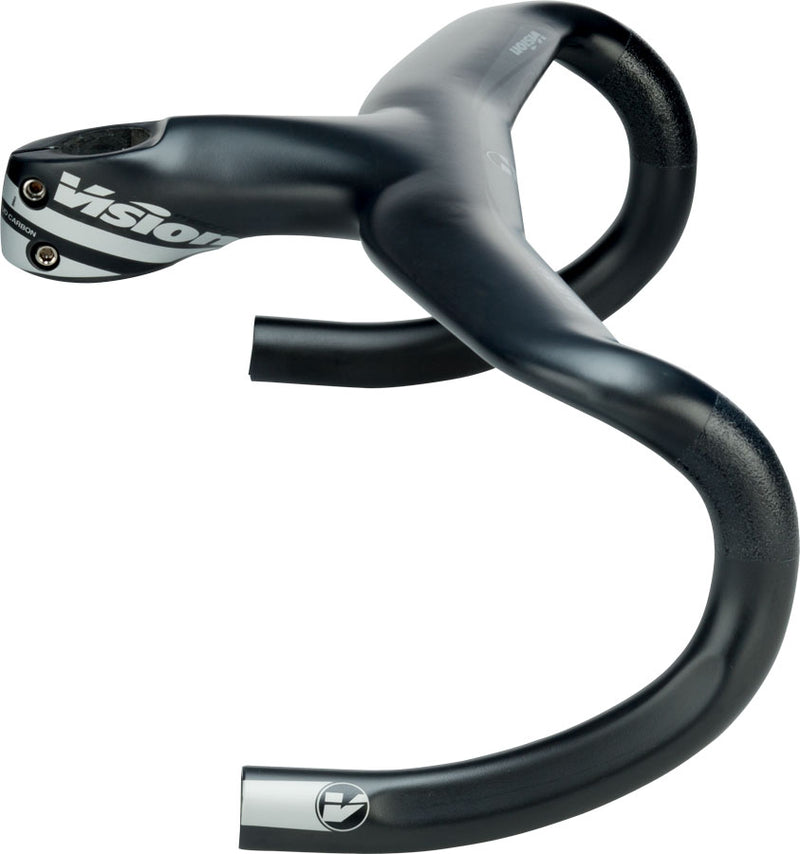 Load image into Gallery viewer, Vision Metron 5D Drop Handlebar - Carbon Integrated 42cm Black 110mm
