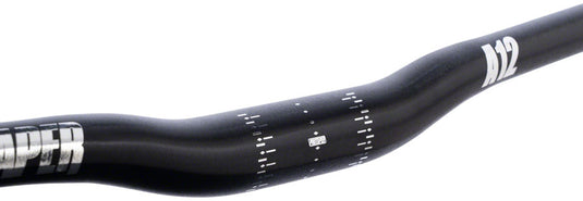 ProTaper A12 Handlebar - 810mm 12mm Rise 31.8mm Aluminum Polish Black