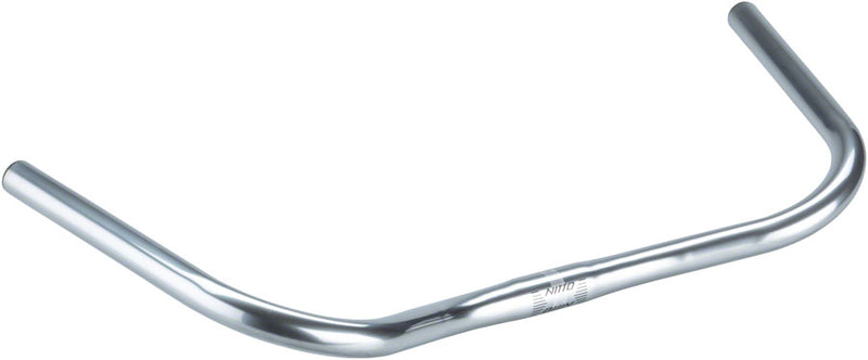 Load image into Gallery viewer, Nitto B352 North Road Handlebar 25.4mm Bar Clamp 60 Degree Bend 60mm Rise 550mm Width Chromoly Silver

